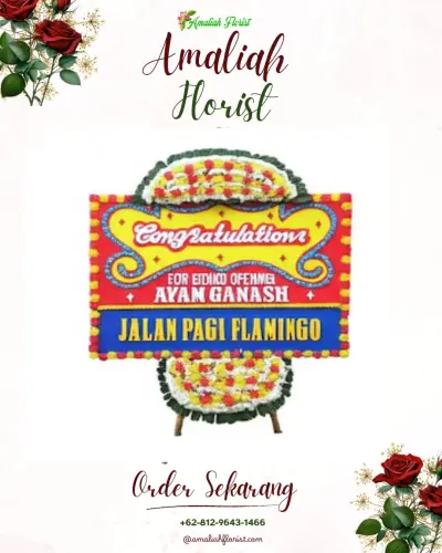 Bunga Papan Congratulation di Baqa
